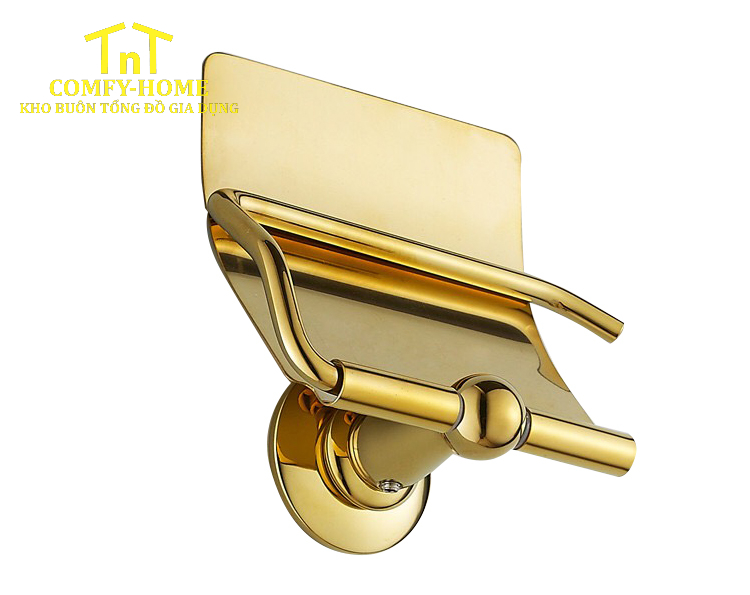 Giá treo giấy vệ sinh đồng giả cổ – Phong cách tân cổ điển