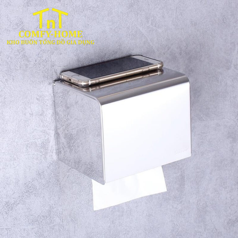 Hộp đựng giấy vệ sinh Comfy Home - Thiết kế chống nước 360°